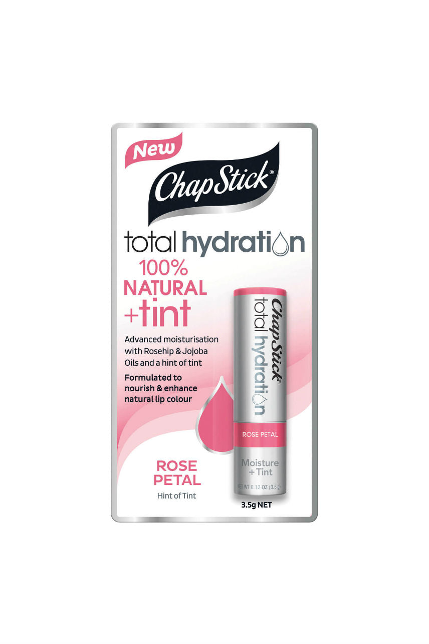 CHAPSTICK Total Hydration Tint Rose Petal 3.5g - Life Pharmacy St Lukes