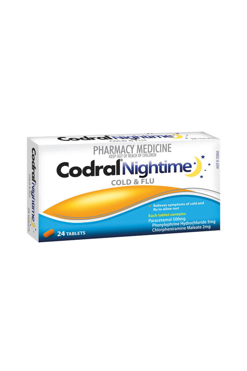 CODRAL Nightime Tablets 24 - Life Pharmacy St Lukes