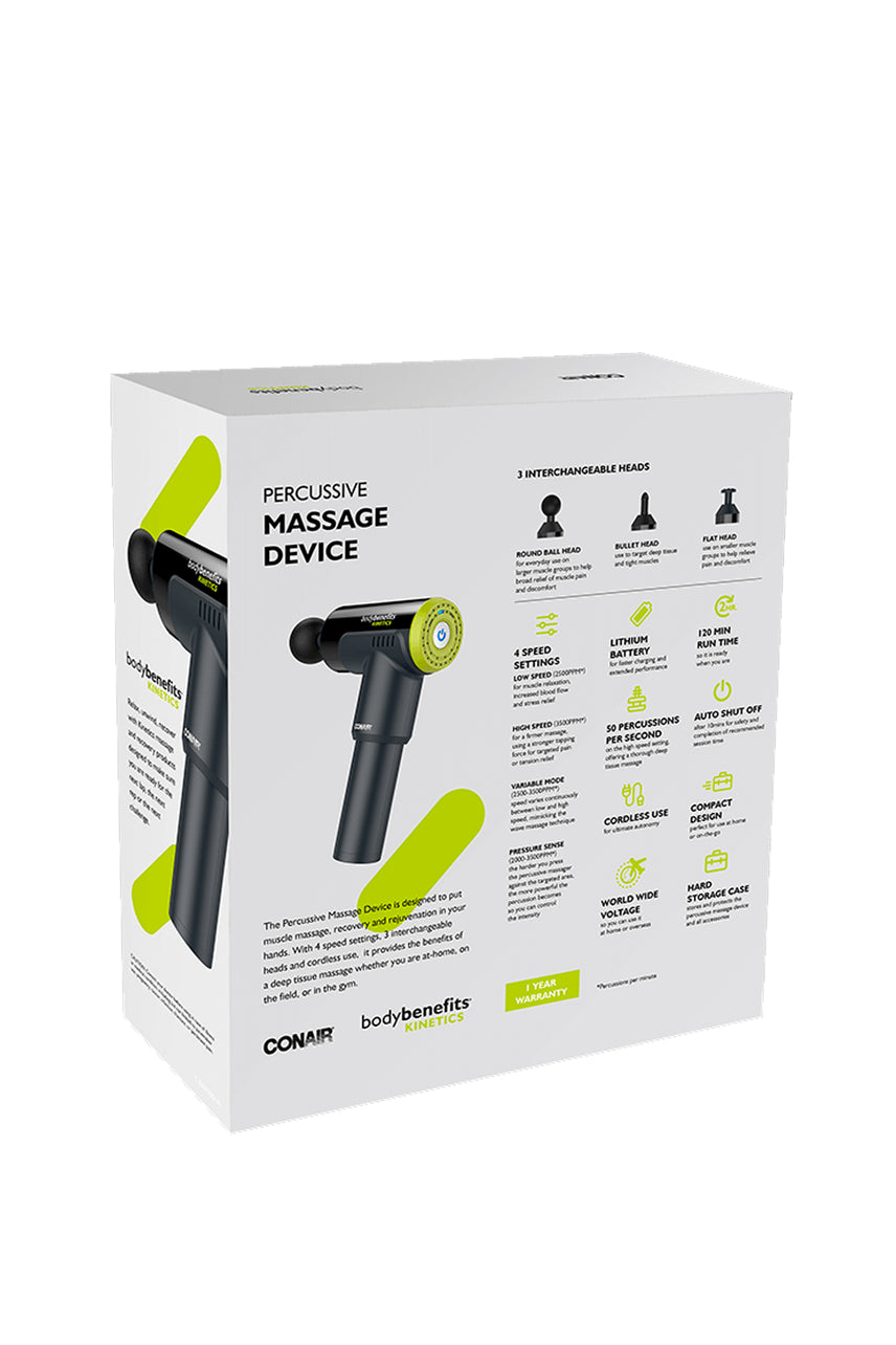 CONAIR Body Benefits Kinetic Percussive Massage Device - Life Pharmacy St Lukes