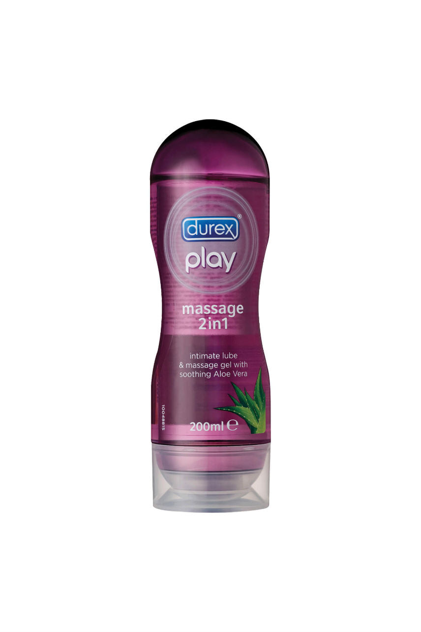 DUREX Play Massage 2 in 1 Aloe Vera Gel 200ml - Life Pharmacy St Lukes