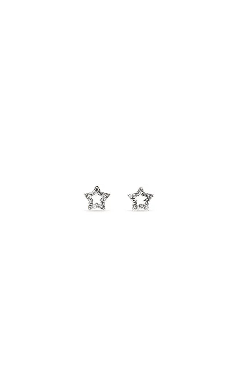 EarSense CH139 Crystal Open Star Stud Earrings - Life Pharmacy St Lukes