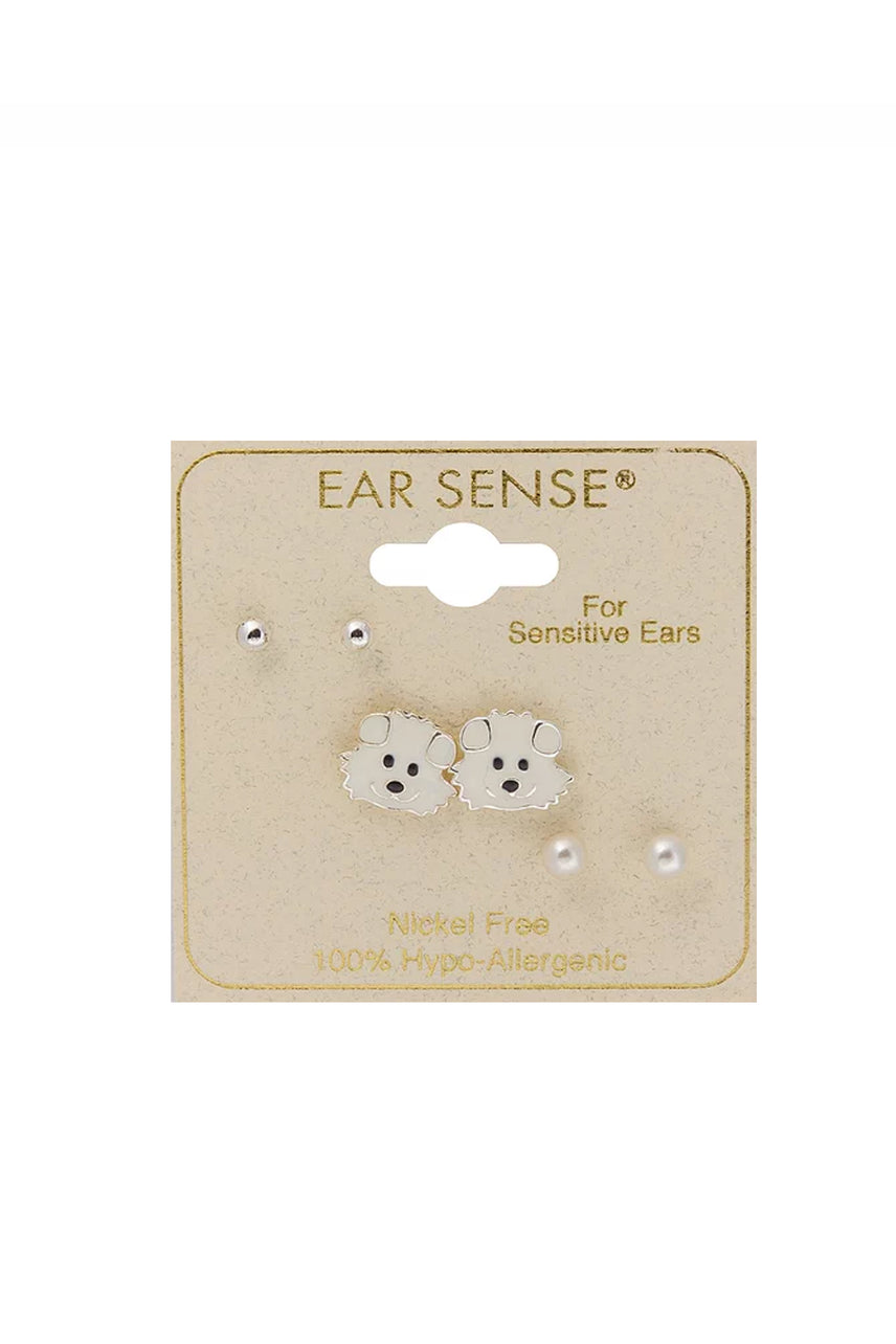Earsense FT-325 White Dog, Silver & Pearl Trio - Life Pharmacy St Lukes