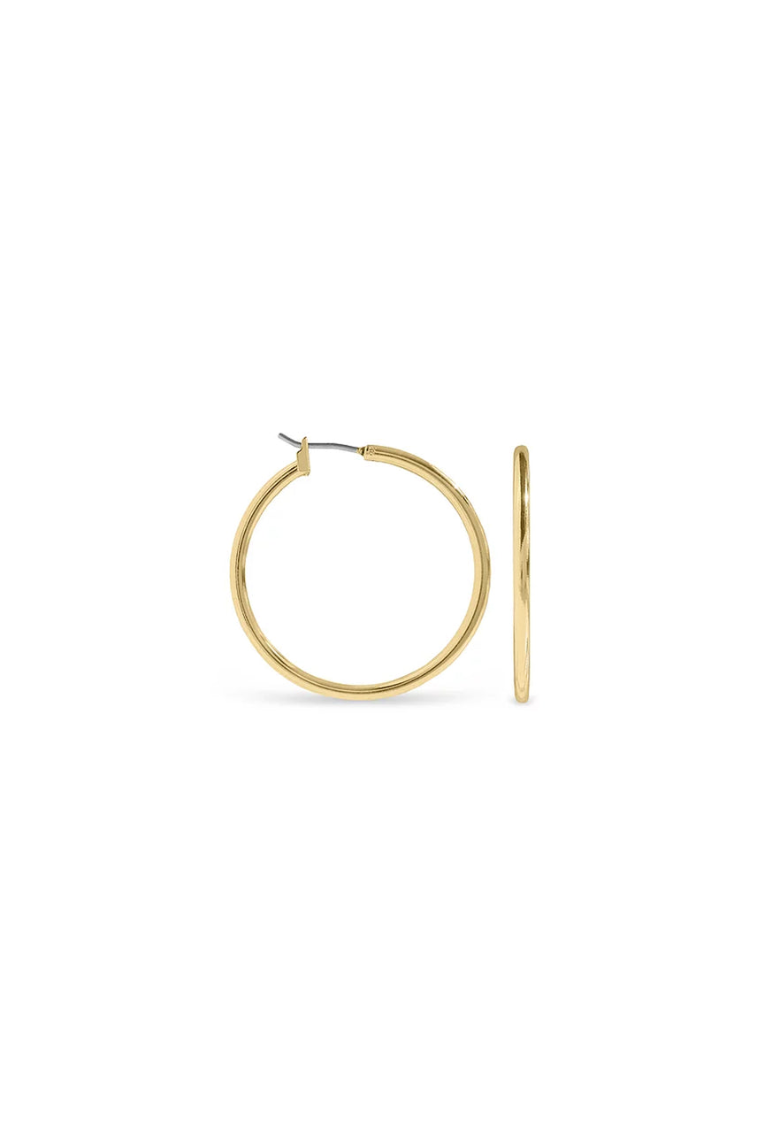 EarSense F494-2 30mm Gold Click Hoops - Life Pharmacy St Lukes