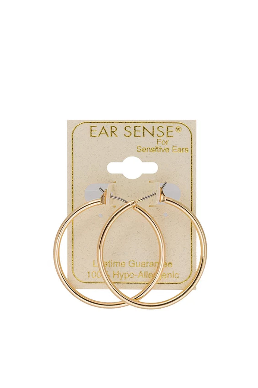 EarSense F494-2 30mm Gold Click Hoops - Life Pharmacy St Lukes