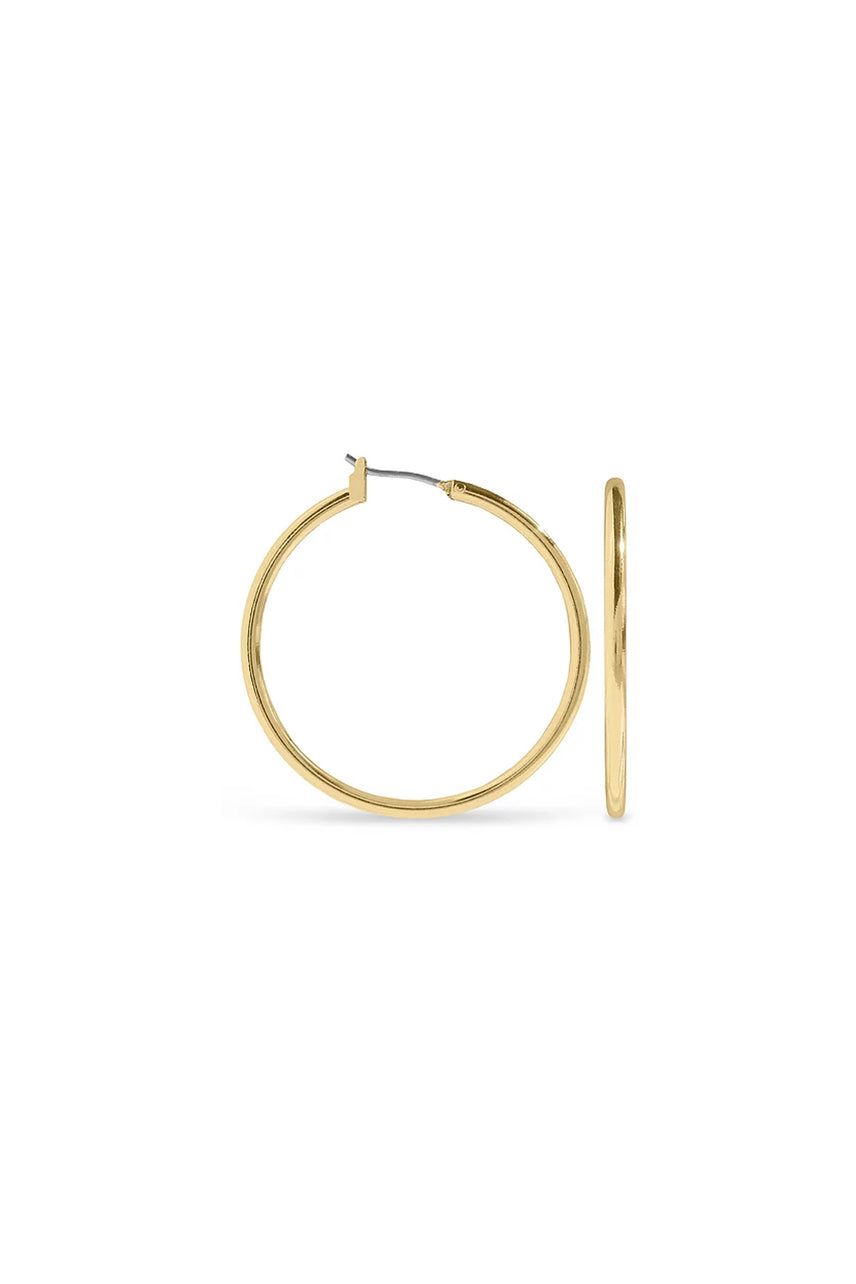 EarSense F494-3 35mm Gold Click Hoops - Life Pharmacy St Lukes