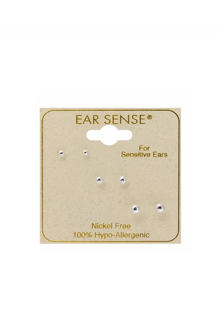 EarSense FC290 Silv Ball Stud Trio Studs - Life Pharmacy St Lukes