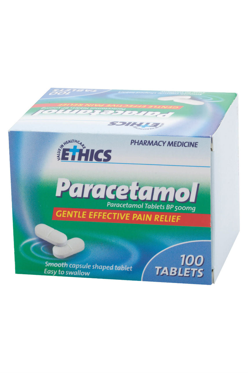 ETHICS Paracetamol 500mg 100 CS tab - Life Pharmacy St Lukes