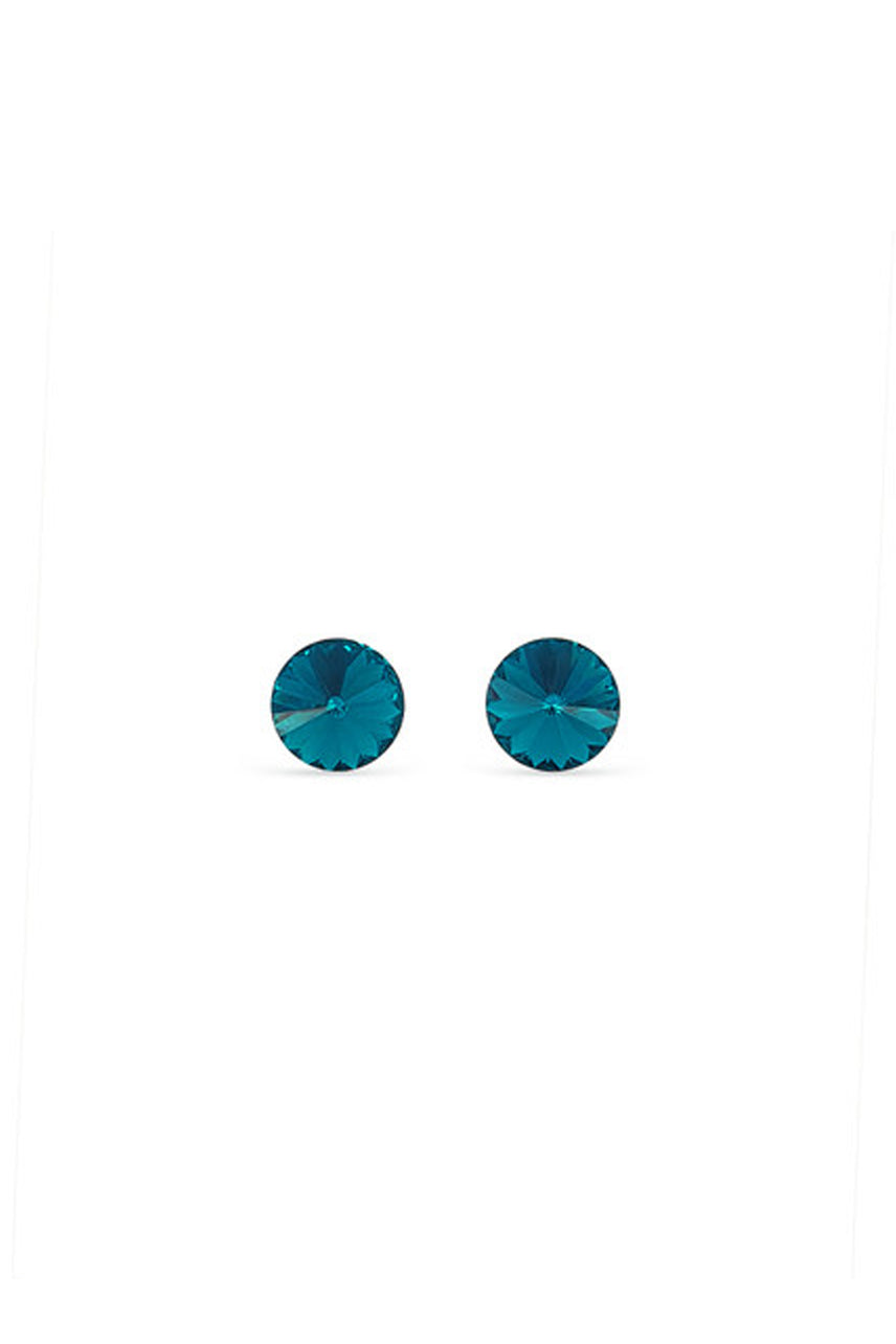 EarSense ES-C21 Blue Zircon Rivoli Studs - Life Pharmacy St Lukes