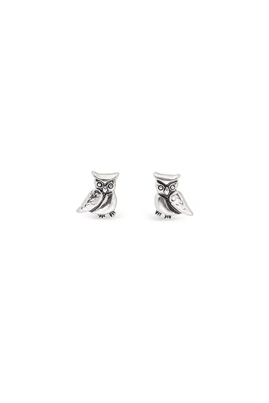 EarSense F2913 Silver Owl Stud Studs - Life Pharmacy St Lukes