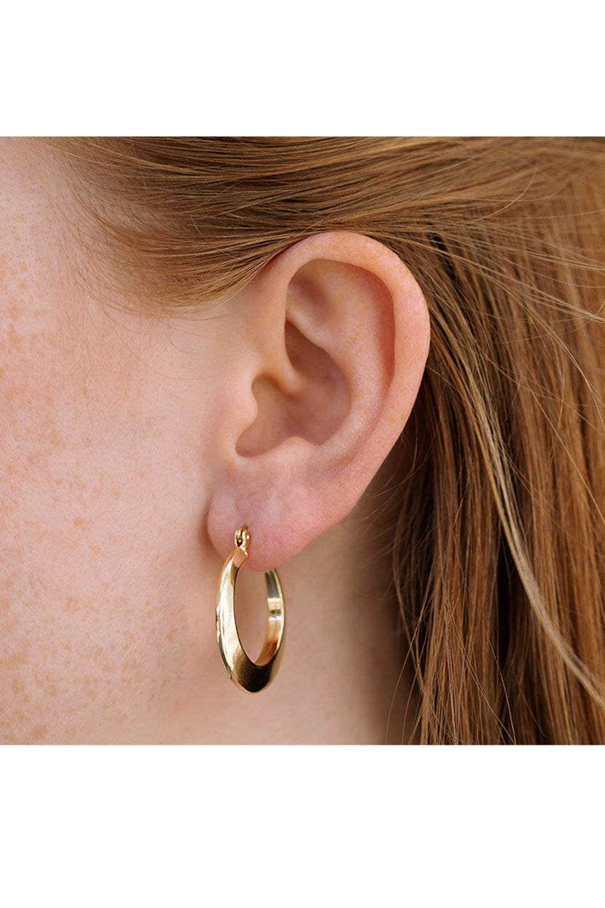 EURO 58740 Flat Gold Click Hoop - Life Pharmacy St Lukes