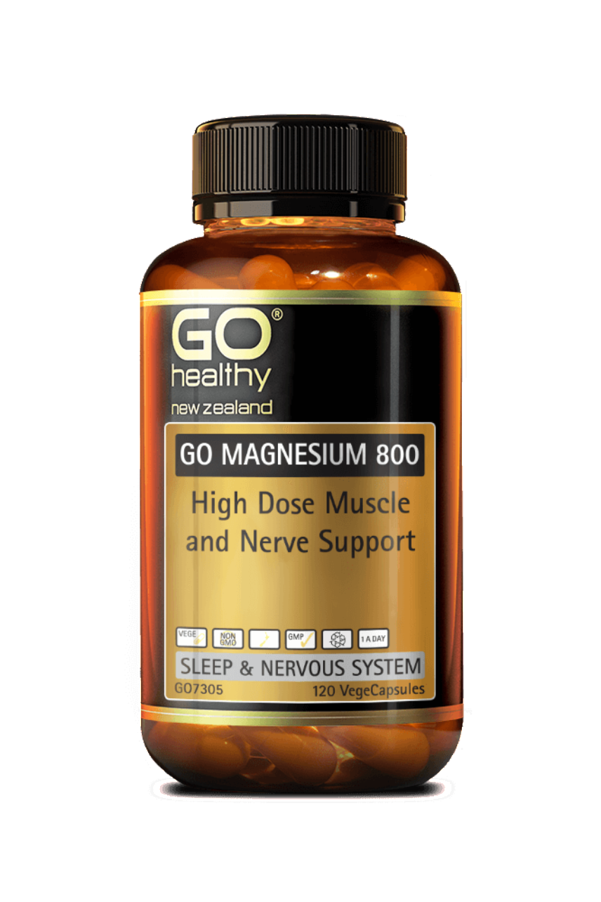 GO Healthy Magnesium 800 120 Vege Capsules - Life Pharmacy St Lukes
