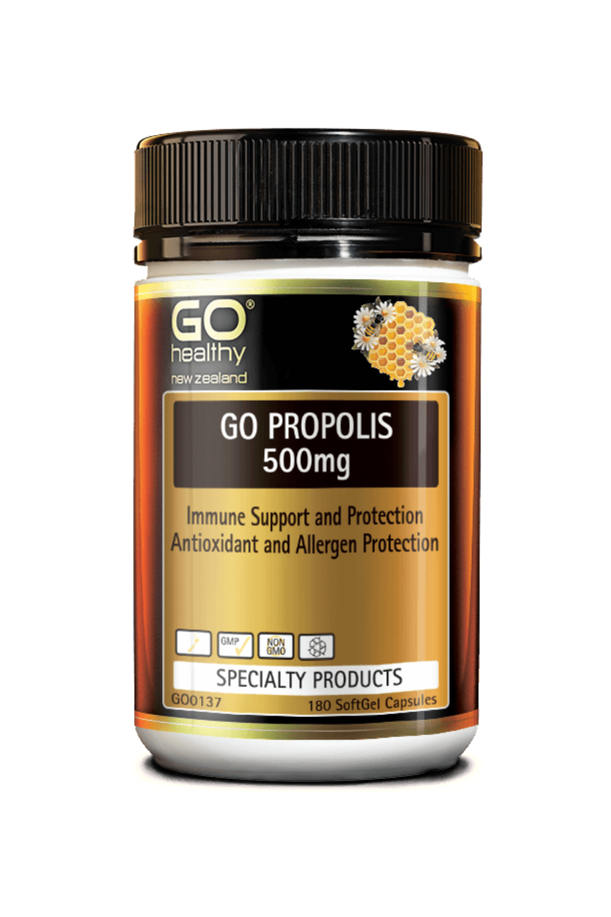 GO Healthy Propolis 500mg 180 Caps - Life Pharmacy St Lukes