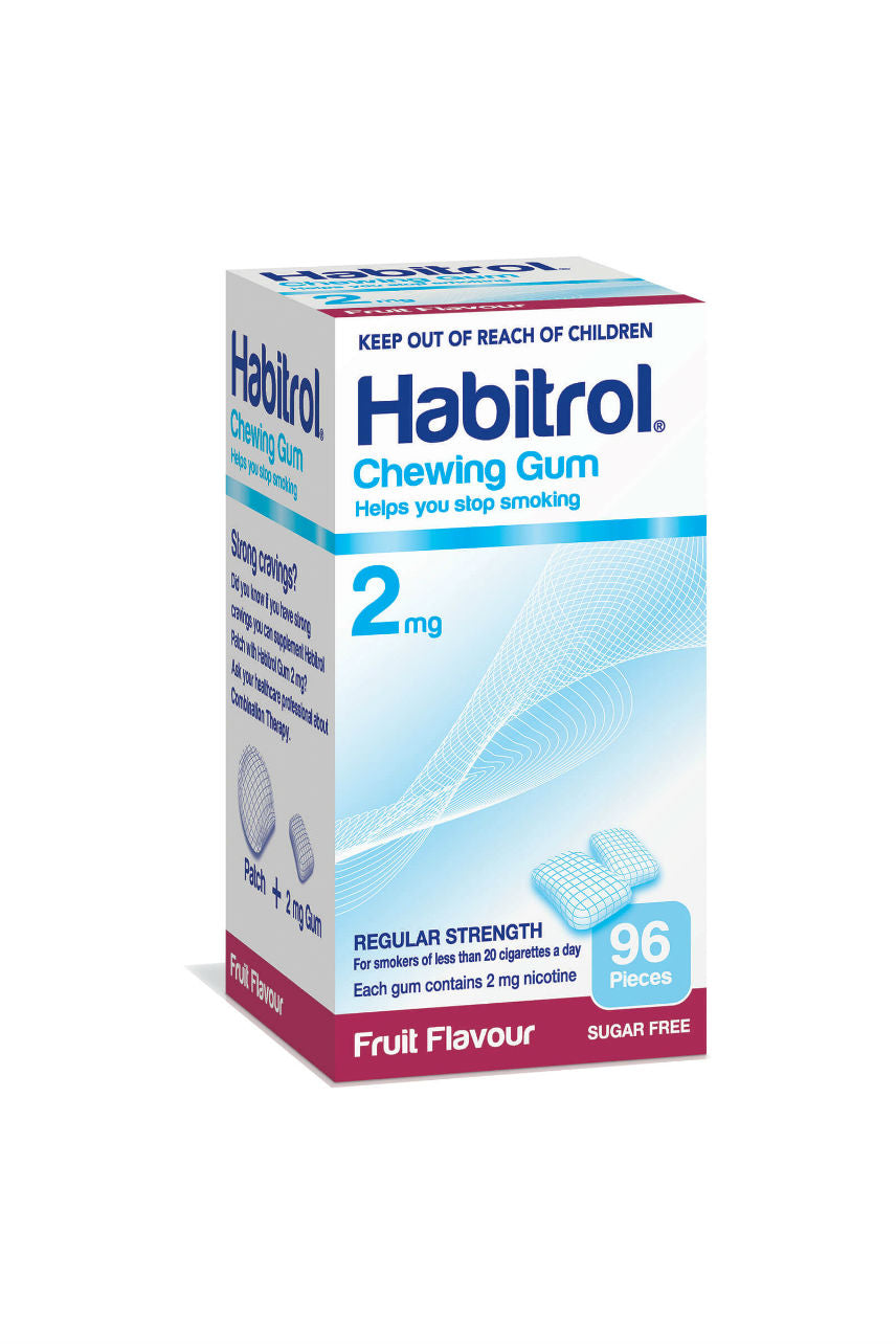 Habitrol Gum Fruit 2mg 96 - Life Pharmacy St Lukes