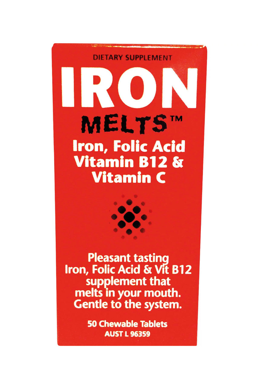 IRON Melts 100mg 50tabs - Life Pharmacy St Lukes