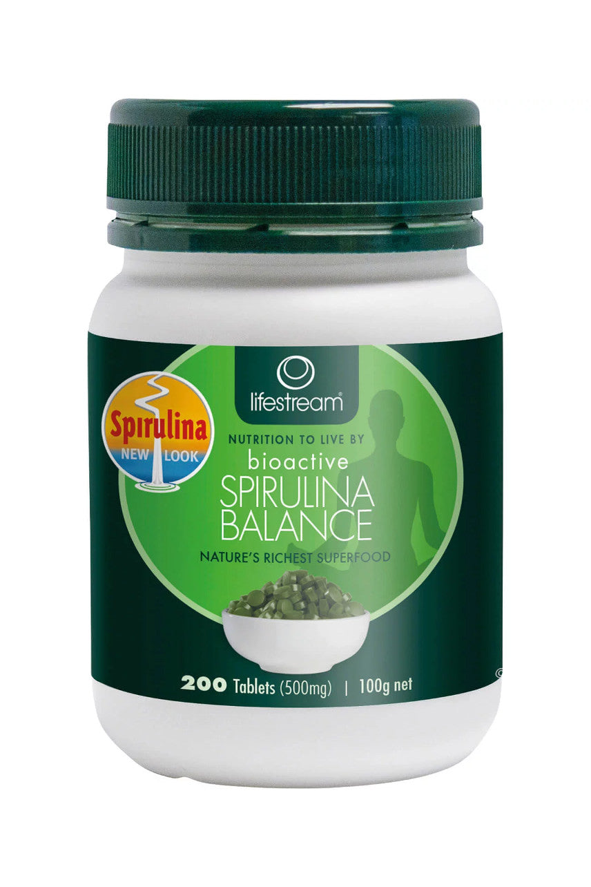 LIFESTREAM Bioactive Spirulina Balance 500mg 200 Tablets - Life Pharmacy St Lukes