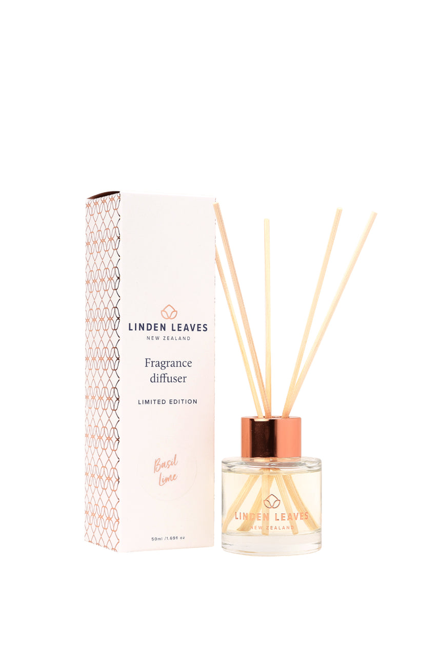 LINDEN LEAVES Midi Diffuser Basil & Lime 50ml - Life Pharmacy St Lukes