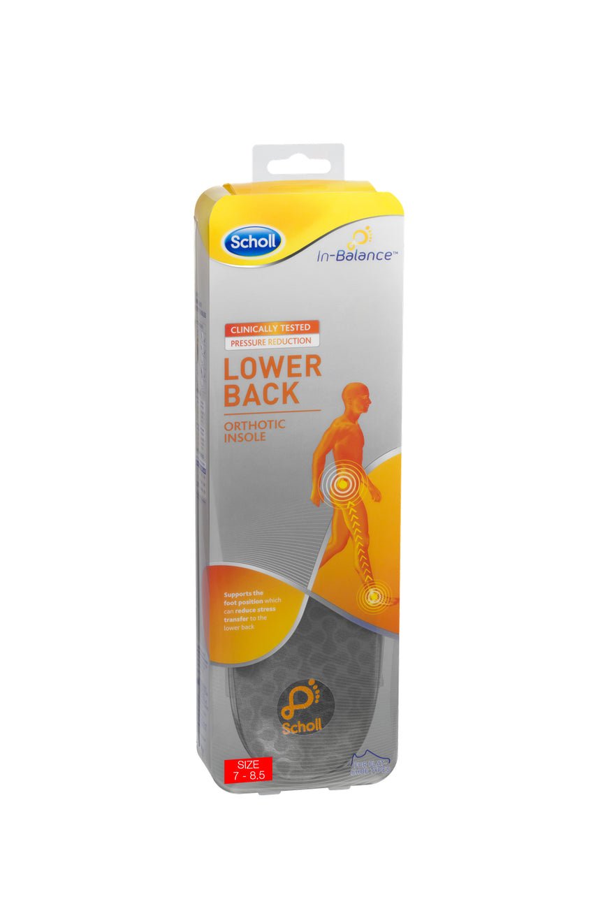 SCHOLL In-balance Lower Back Orthotic Insole Medium - Life Pharmacy St Lukes