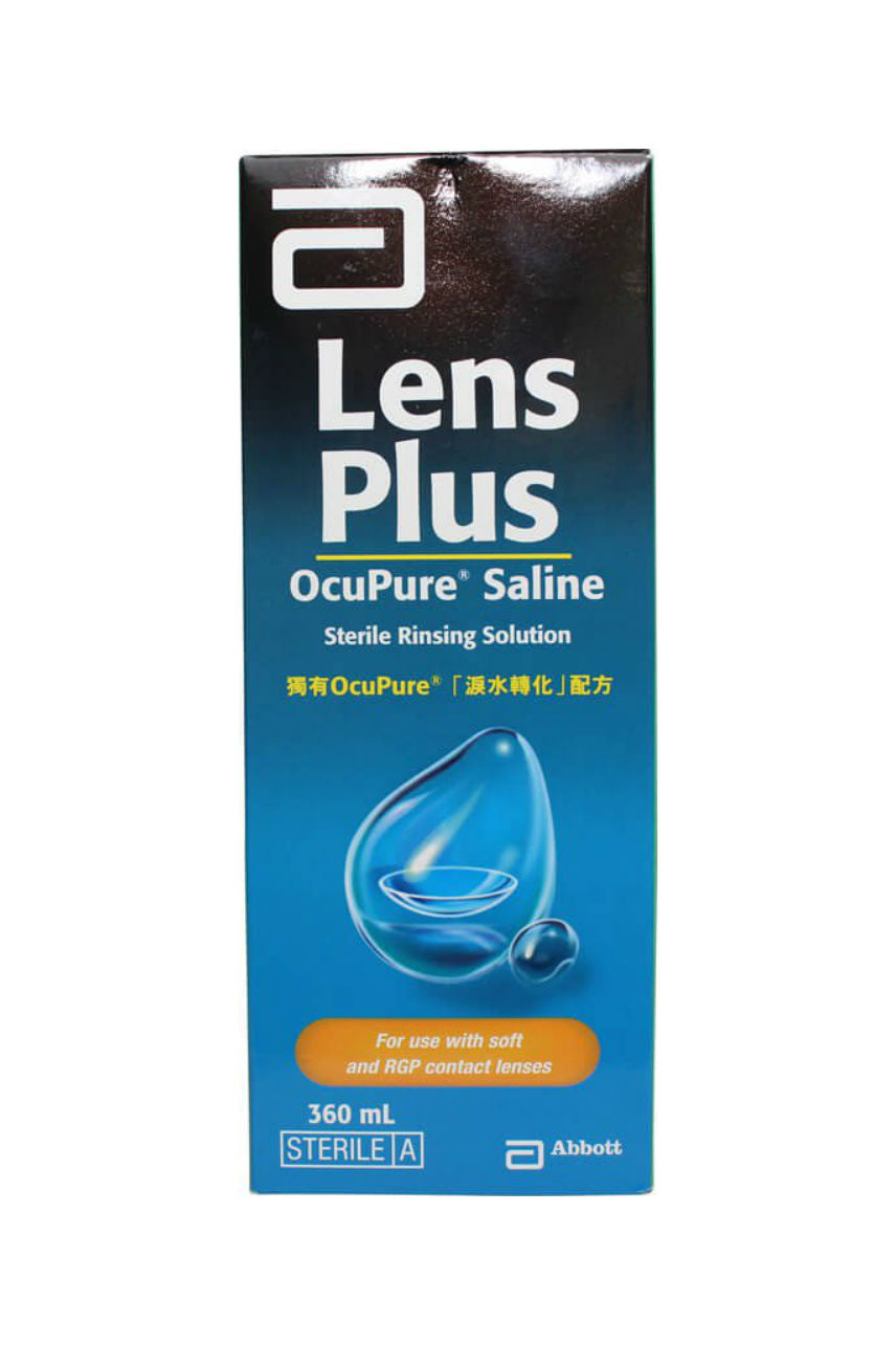 LENS PLUS Ocupure Saline 360ml - Life Pharmacy St Lukes