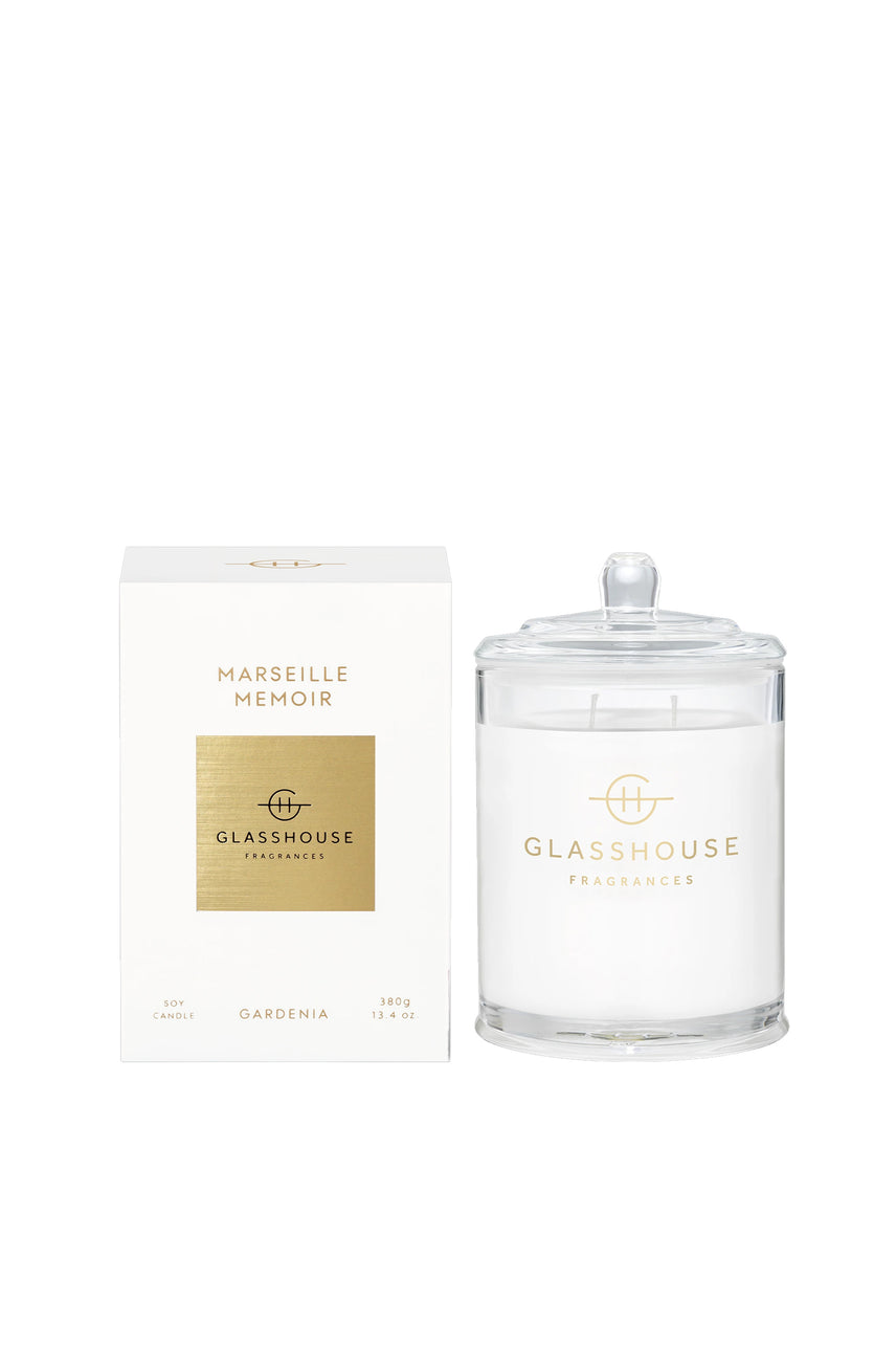 GLASSHOUSE FRAGRANCES Marseille Memoir Candle 380g - Life Pharmacy St Lukes