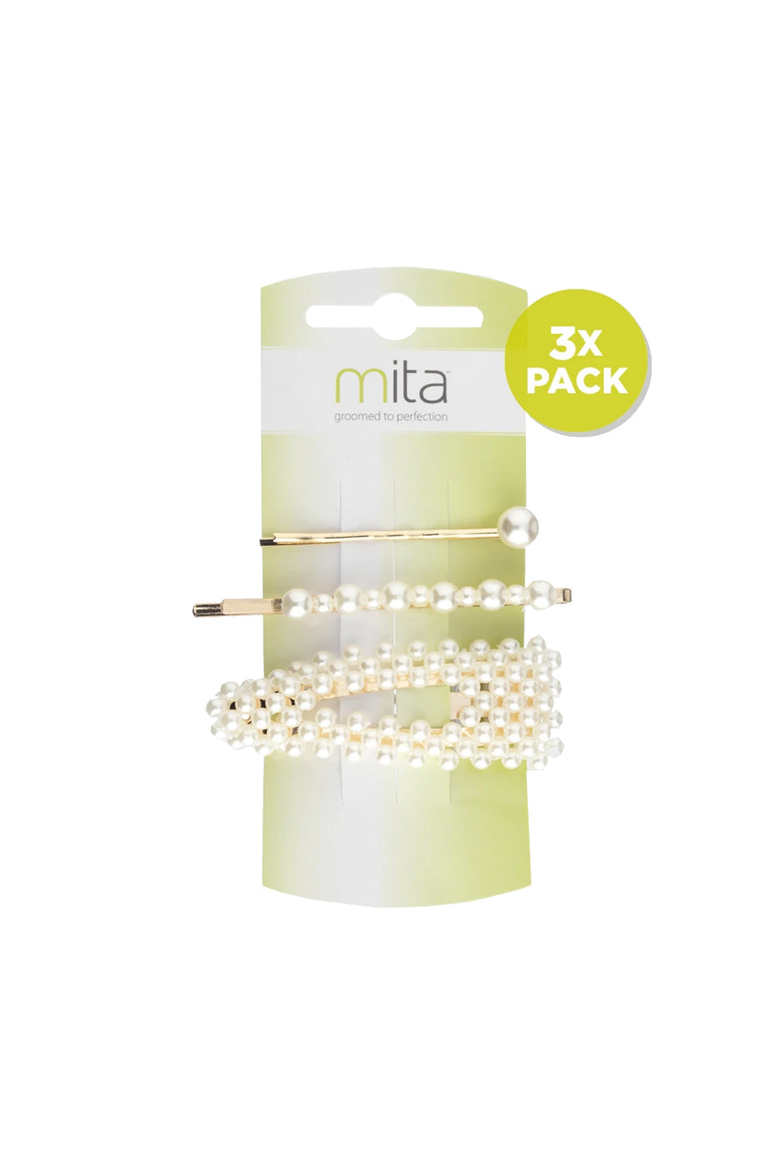MITA CP5092CD Pearl Oblong Clips (Pack of 3) - Life Pharmacy St Lukes