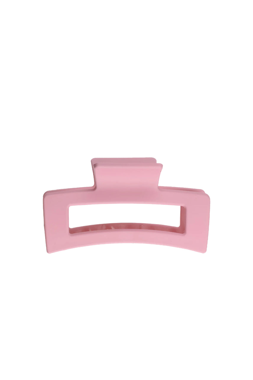 MITA CD4763CD Matt Dusty Pink Rectangle Claw Clip - Life Pharmacy St Lukes