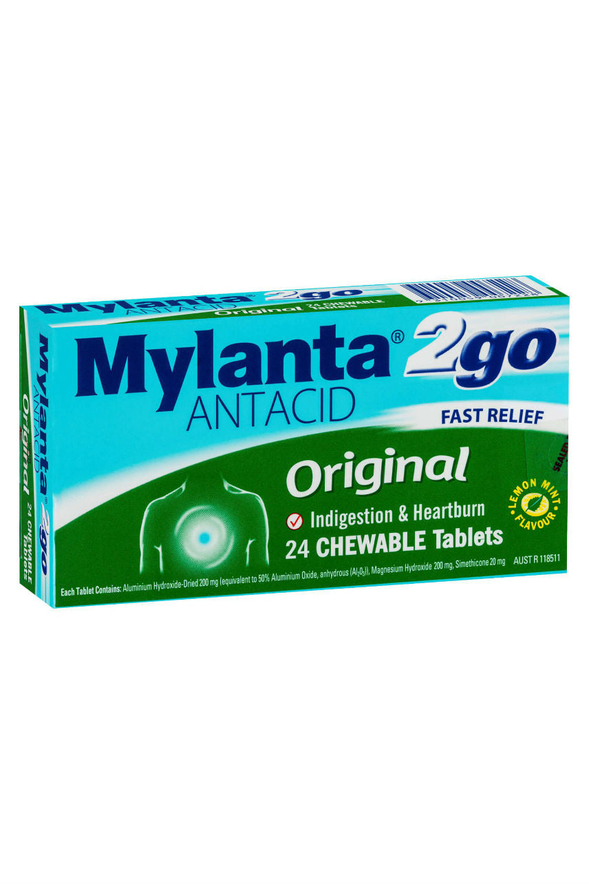 MYLANTA 2 Go Original Tabs 24 - Life Pharmacy St Lukes