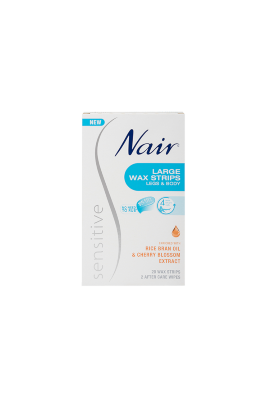 NAIR Sensitive Wax Strips Large 20pk - Life Pharmacy St Lukes