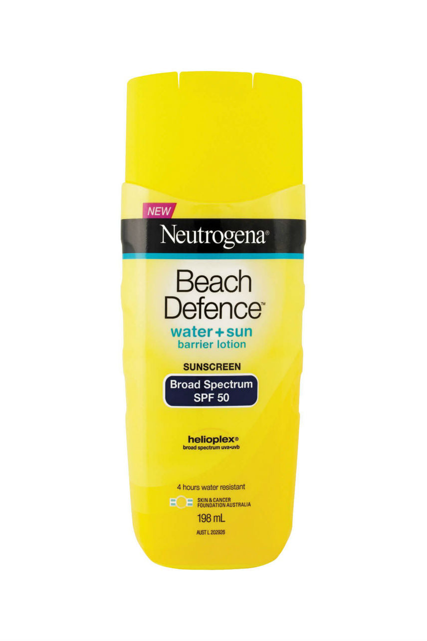 NEUTROGENA Beach Defence Lotion SPF50 198ml - Life Pharmacy St Lukes