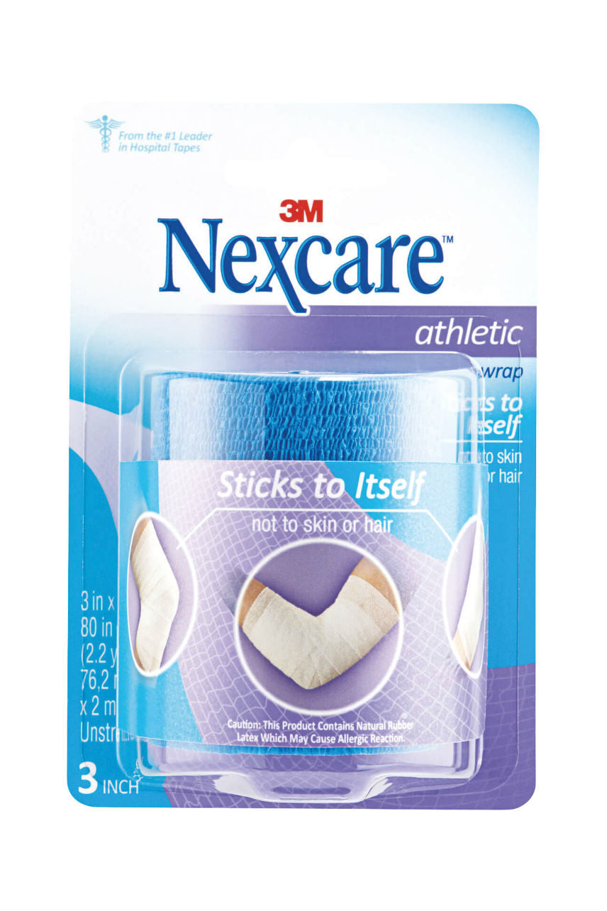 Nexcare Athletic Wrap 75mm Blue - Life Pharmacy St Lukes