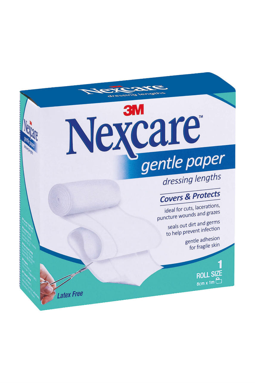 Nexcare Paper Tape Gentle Dressing 8cmx1m - Life Pharmacy St Lukes