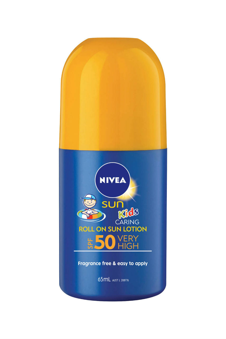 NIVEA Sun Kid Caring Roll On SPF50+ 65ml - Life Pharmacy St Lukes