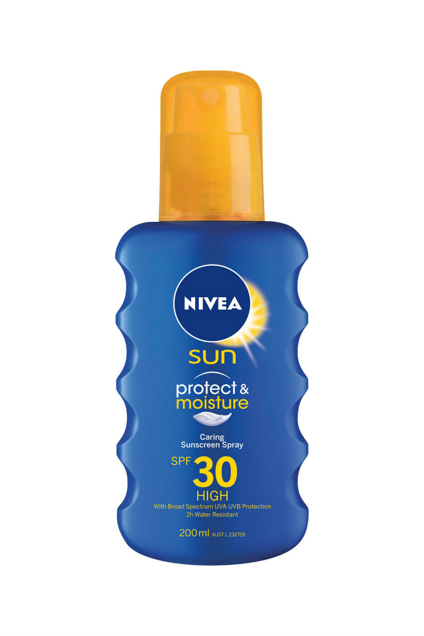 NIVEA Sun Protect & Moisture Spray 30+ 200ml - Life Pharmacy St Lukes
