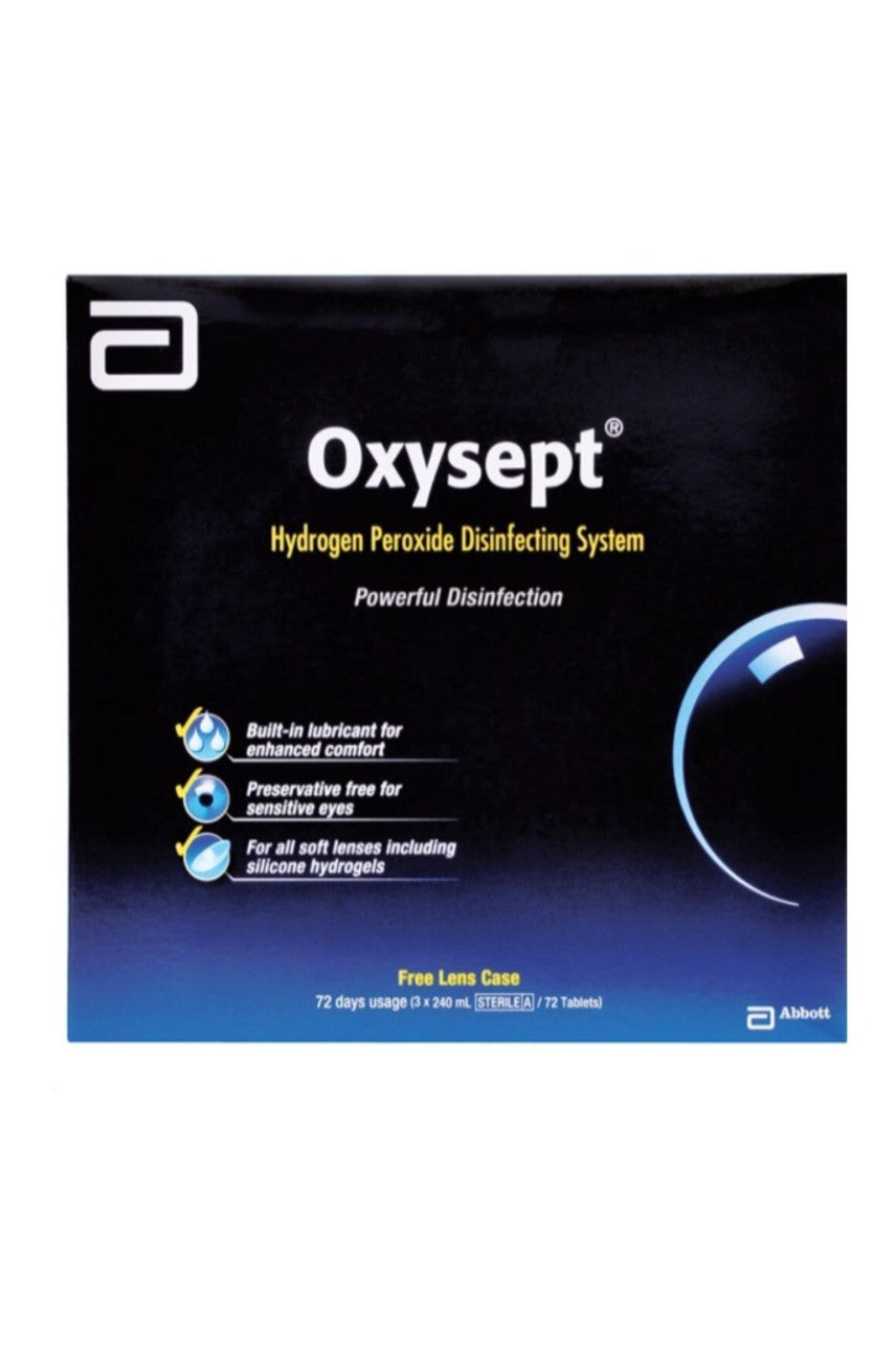 OXYSEPT Tabs 72 3X240ml & Lens Case - Life Pharmacy St Lukes