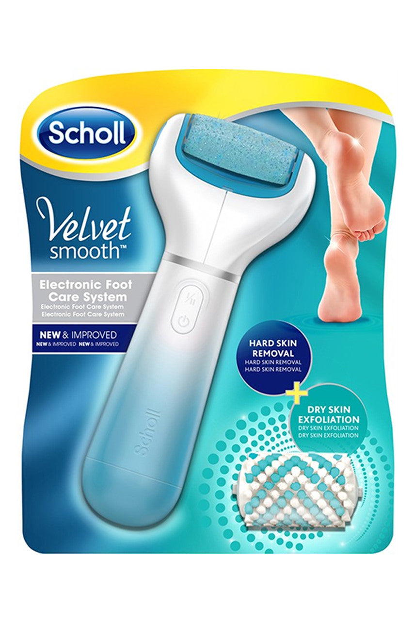 SCHOLL Velvet Smooth Pedi +Exfoliating Refill Blue - Life Pharmacy St Lukes