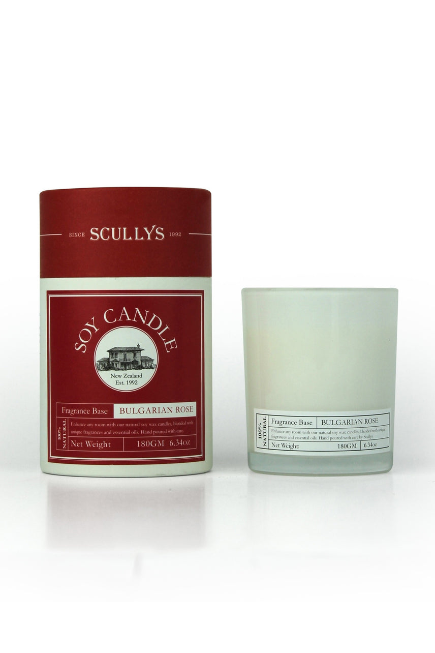 SCULLYS Rose Soy Candle 180g - Life Pharmacy St Lukes