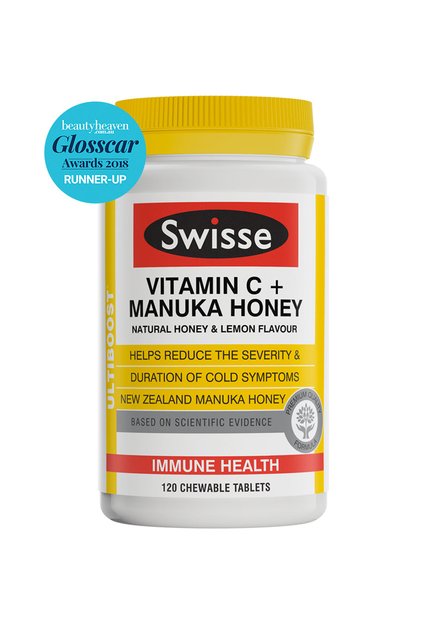 SWISSE Ultiboost Vitamin C + Manuka Honey 120tabs - Life Pharmacy St Lukes