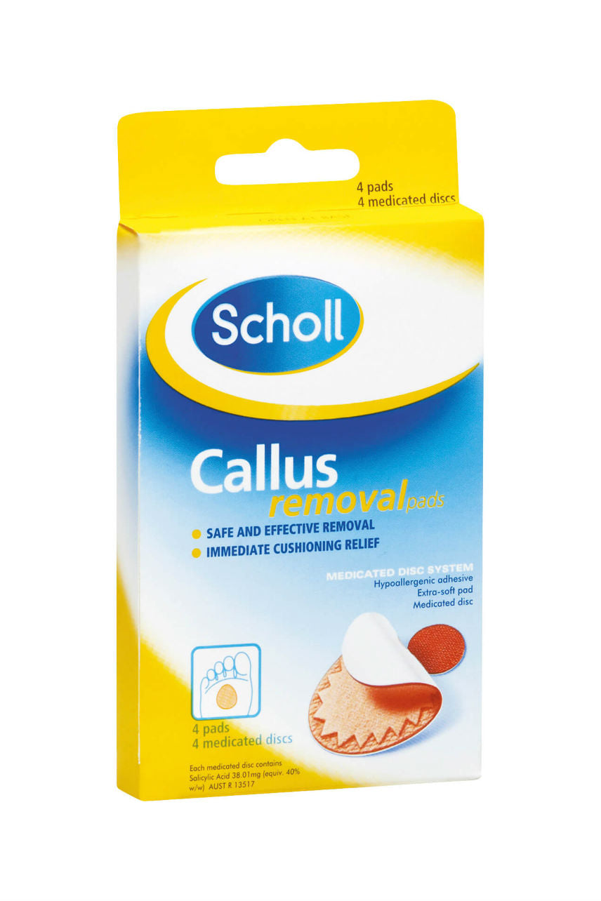 SCHOLL Callous Removal Pads 4s - Life Pharmacy St Lukes