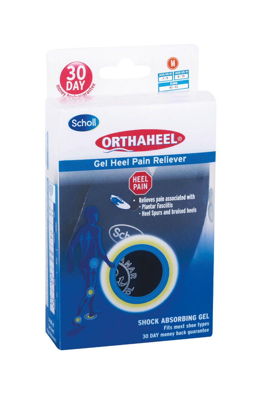 SCHOLL Orthaheel Gel Heel Pain Reliever M - Life Pharmacy St Lukes
