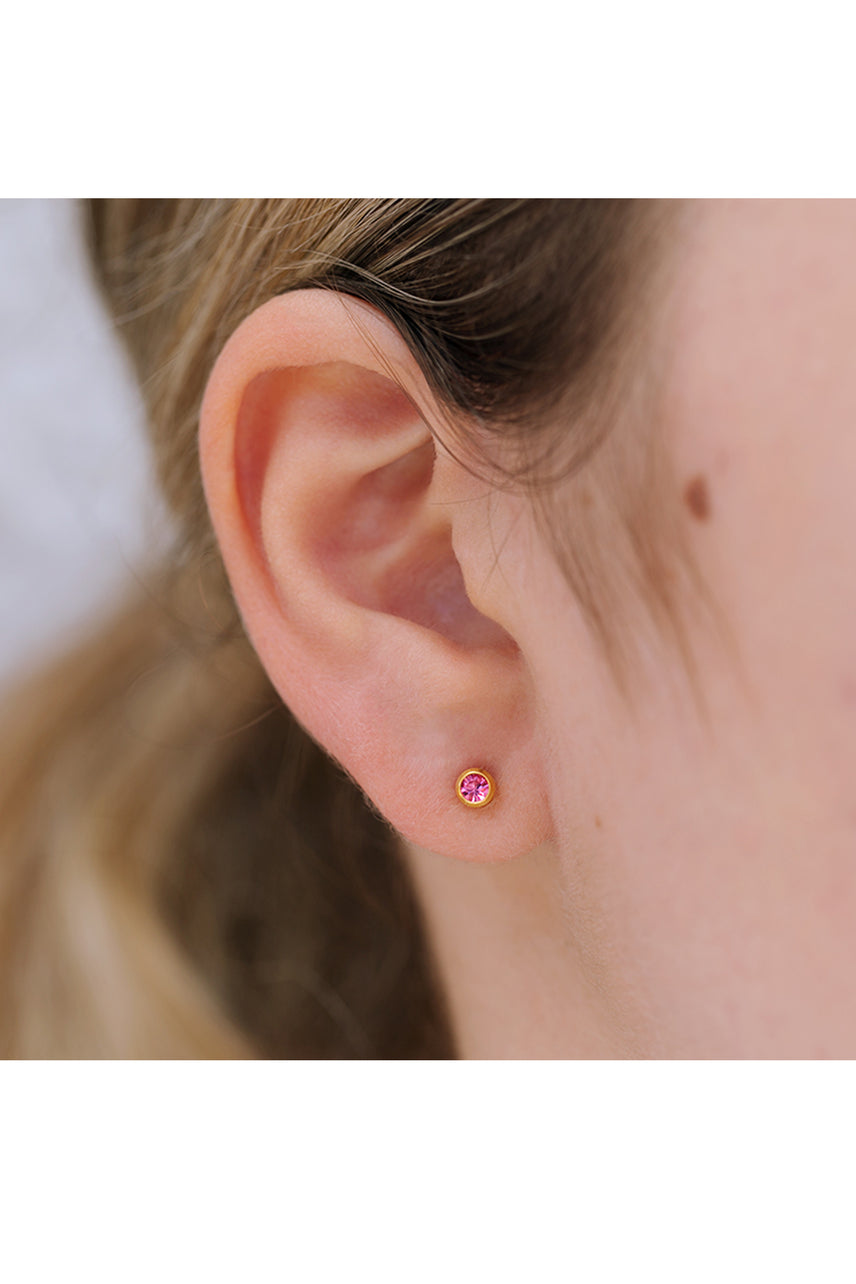 STUDEX HL210Y Birthstone October Gold Studs - Life Pharmacy St Lukes