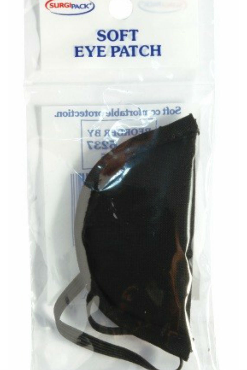 SurgiPack Eye Patch Soft Black x1 - Life Pharmacy St Lukes