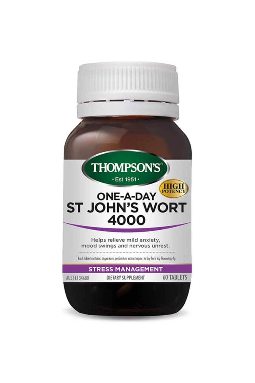 THOMPSONS St Johns Wort 4000 One-A-Day 60cap - Life Pharmacy St Lukes