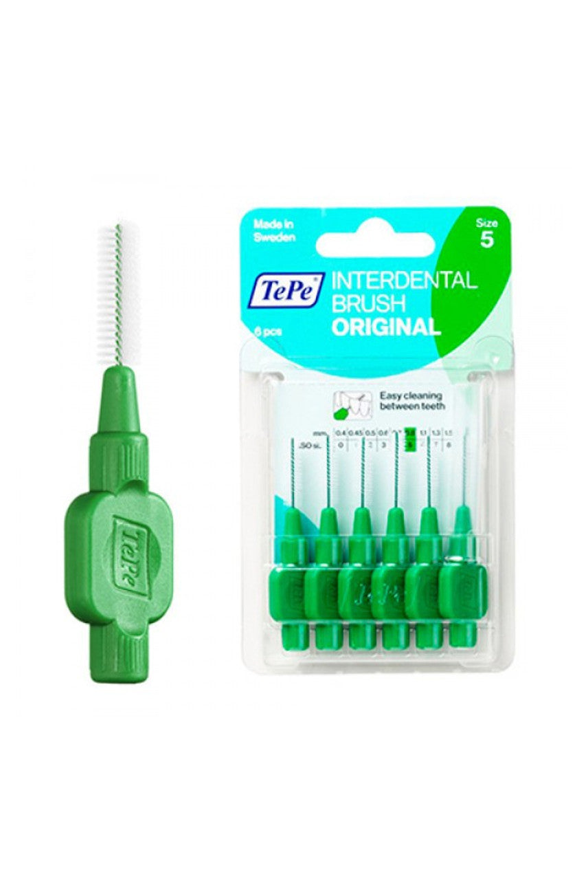 TEPE Interdental Toothbrush Green 0.8mm 6pk - Life Pharmacy St Lukes