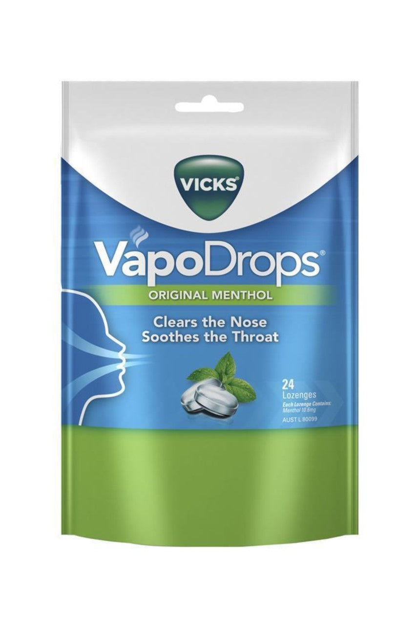 VICKS Vapodrops Original Menthol 24 - Life Pharmacy St Lukes