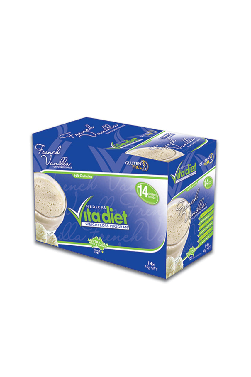 VITA DIET French Vanilla Shakes 14 Sachets - Life Pharmacy St Lukes