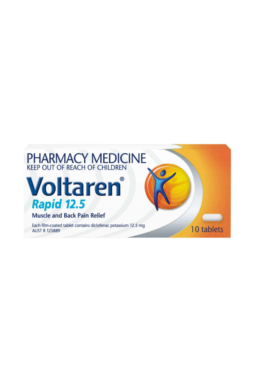 Voltaren Rapid Tabs 12.5mg 10s - Life Pharmacy St Lukes
