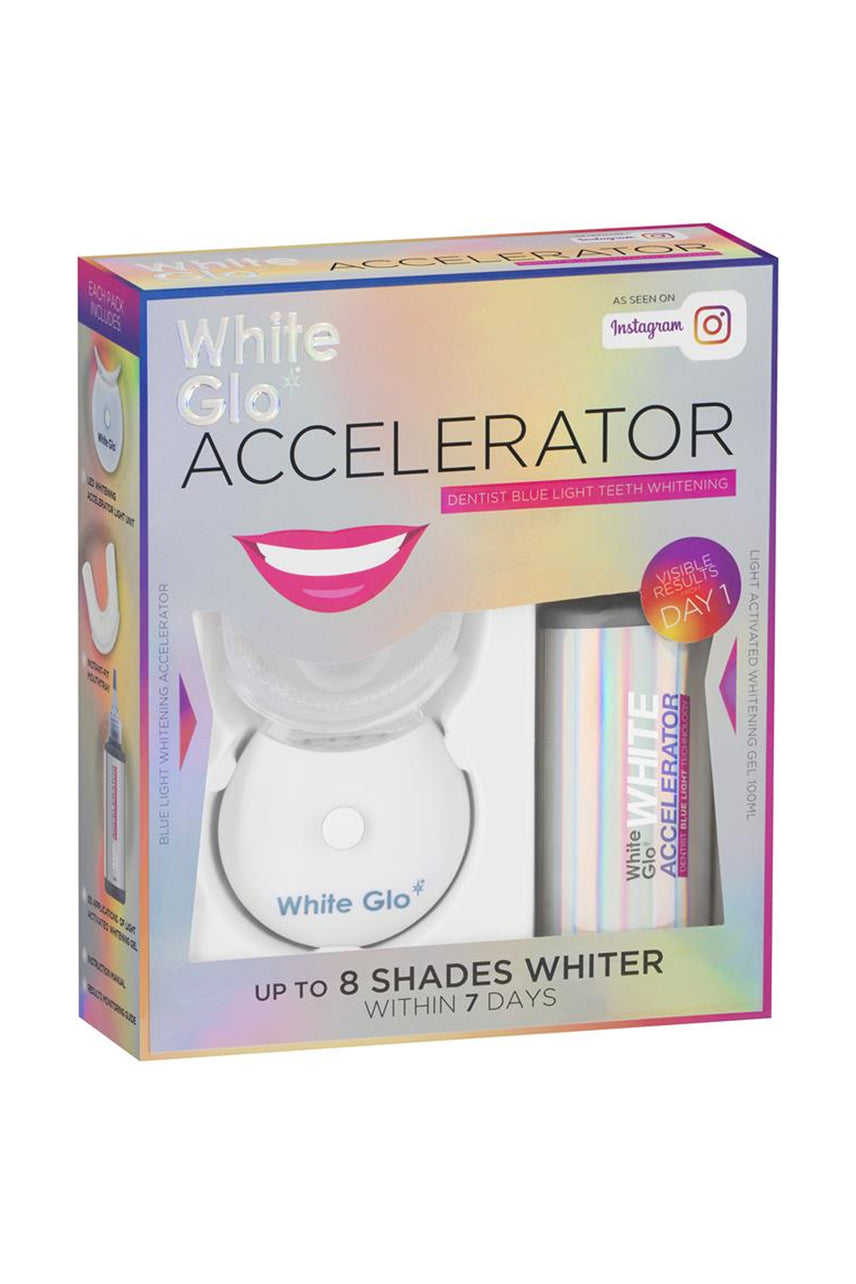 WHITE GLO Accelerator Blue Light Teeth Whitening System - Life Pharmacy St Lukes