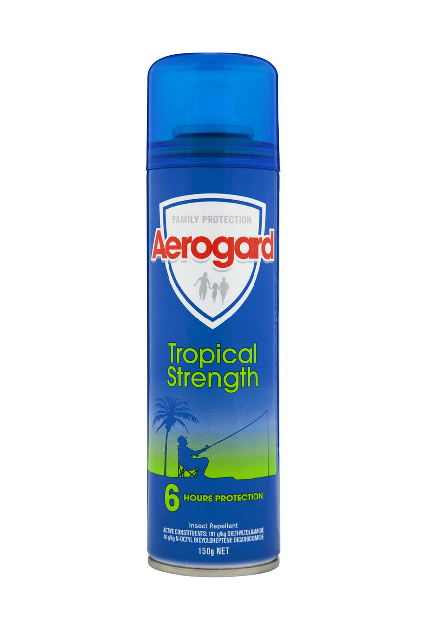 AEROGARD Tropical Strength Insect Repellent Aerosol Spray 150g - Life Pharmacy St Lukes