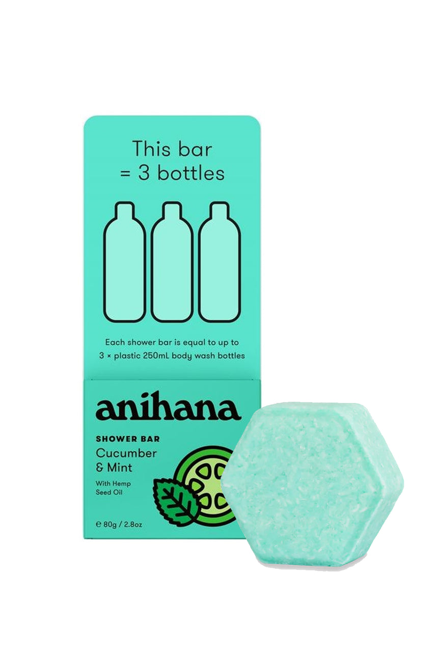 ANIHANA Shower Bar Cucumber & Mint 80g - Life Pharmacy St Lukes