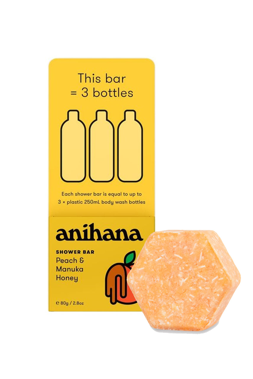 ANIHANA Shower Bar Peach & Honey 80g - Life Pharmacy St Lukes