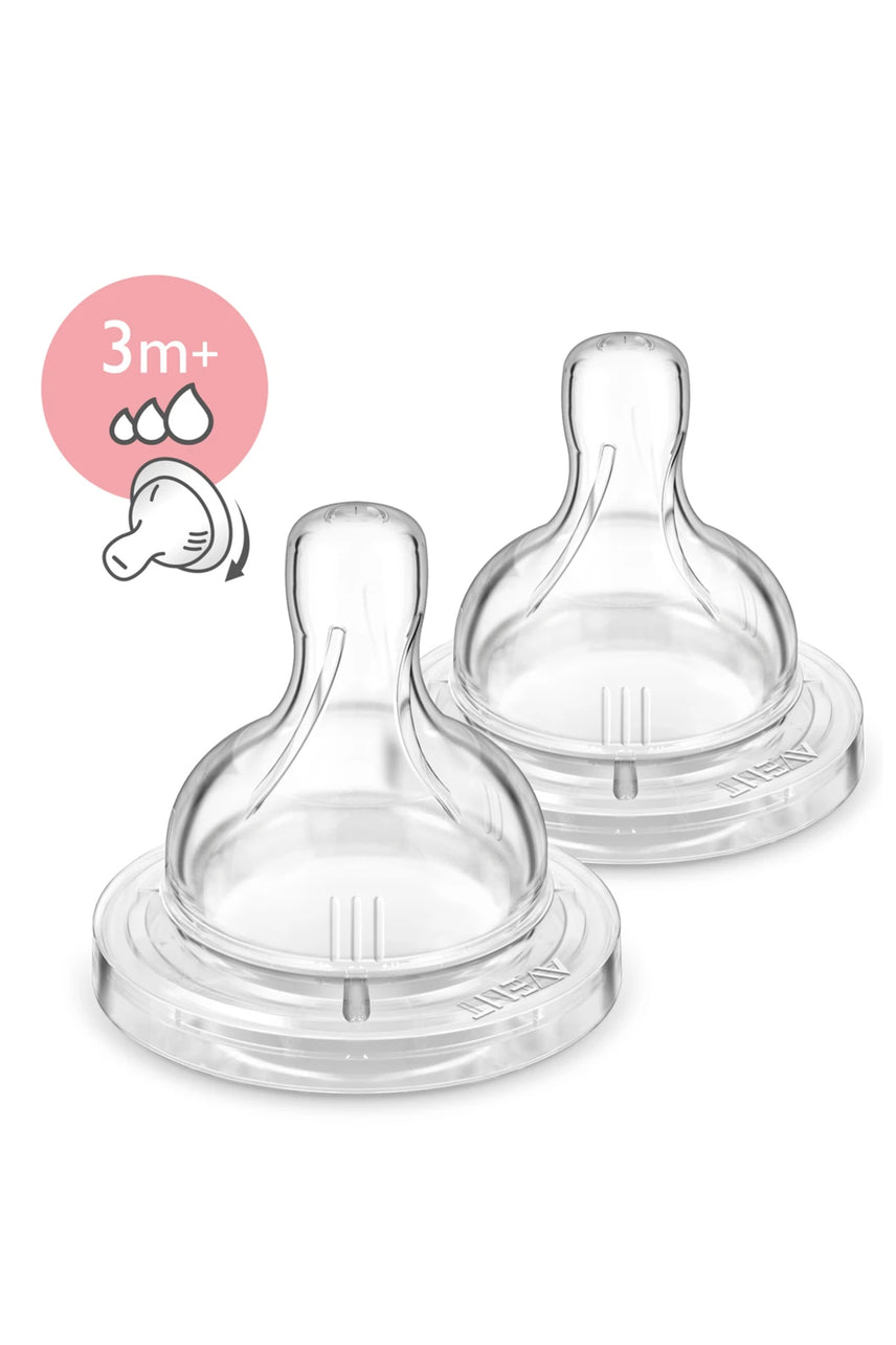 AVENT Anti-Colic Variable Flow Teats 2 Pack - Life Pharmacy St Lukes